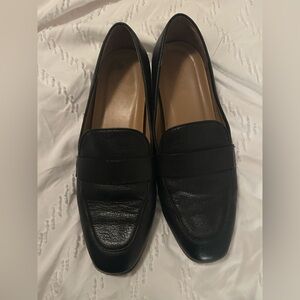 Women’s black loafers
